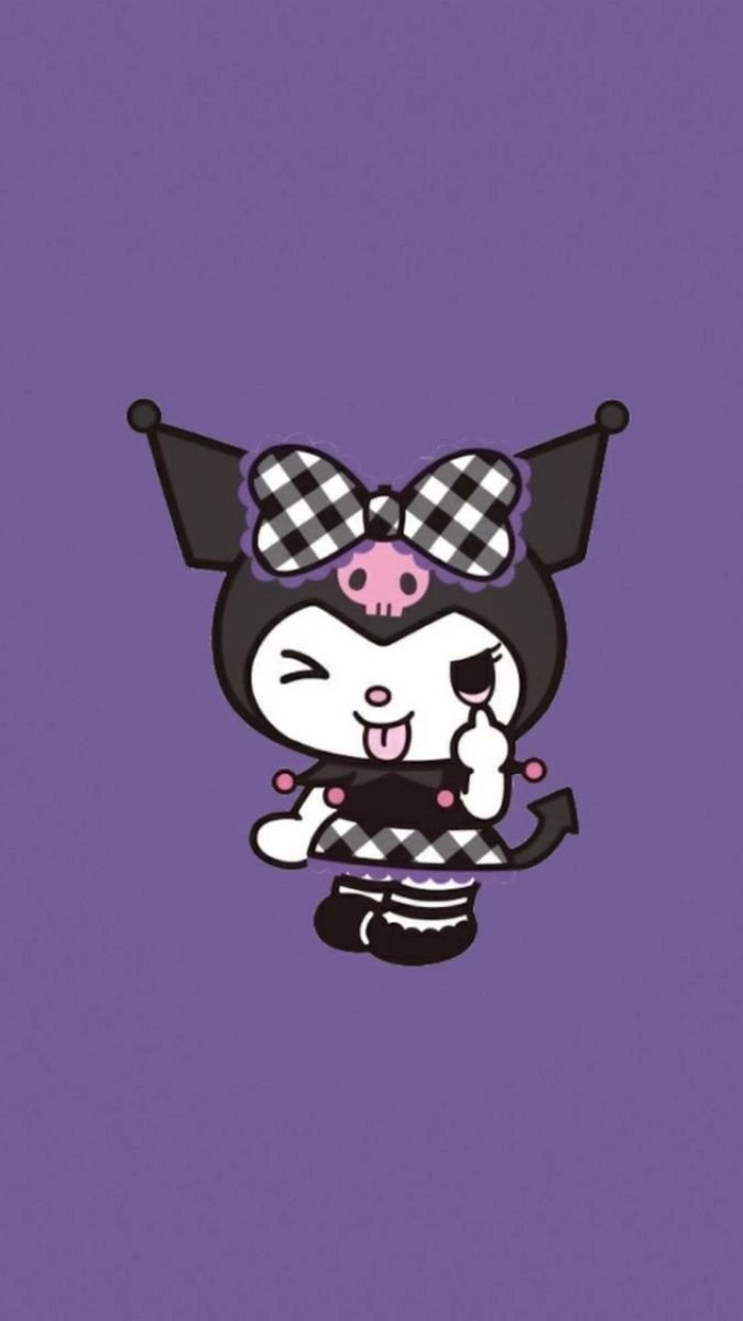Nền Kuromi ngọt ngào dịu mắt