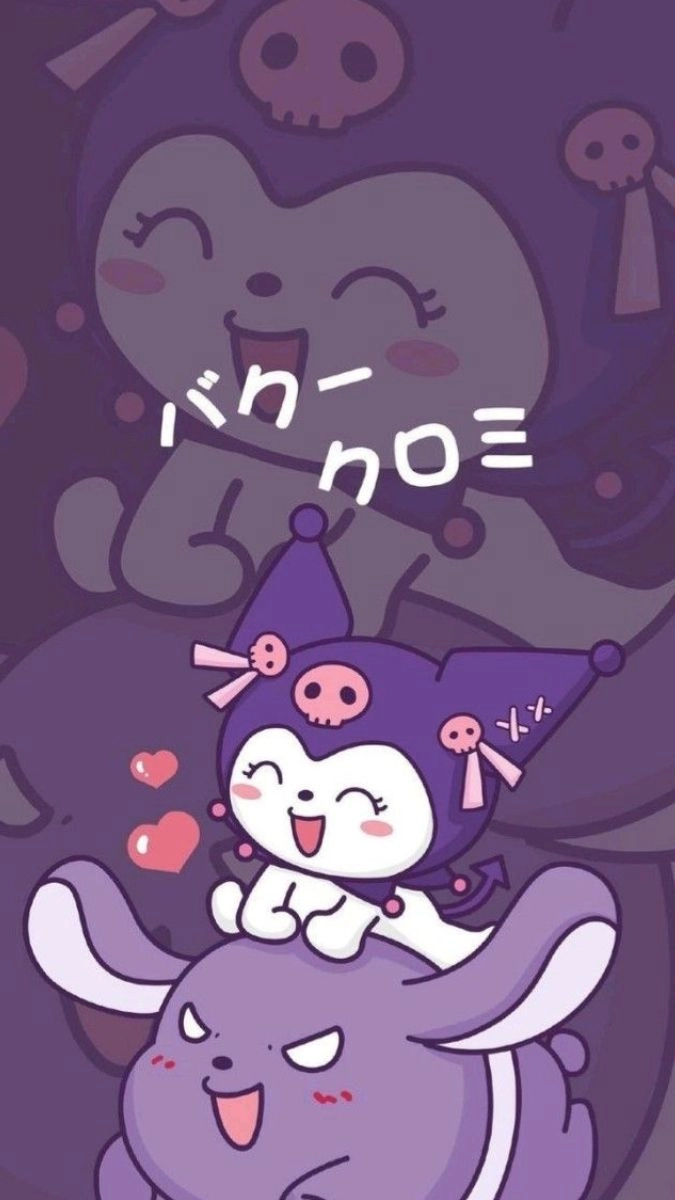 Hình nền đẹp 3D cute Kuromi cực xinh