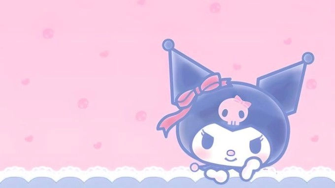 Hình nền máy tính Kuromi anime lôi cuốn