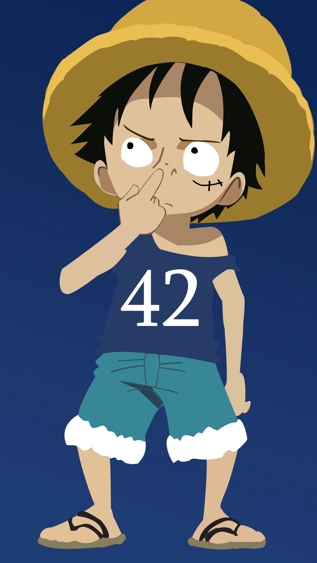 Hình nền điện thoại Luffy cute đáng yêu
