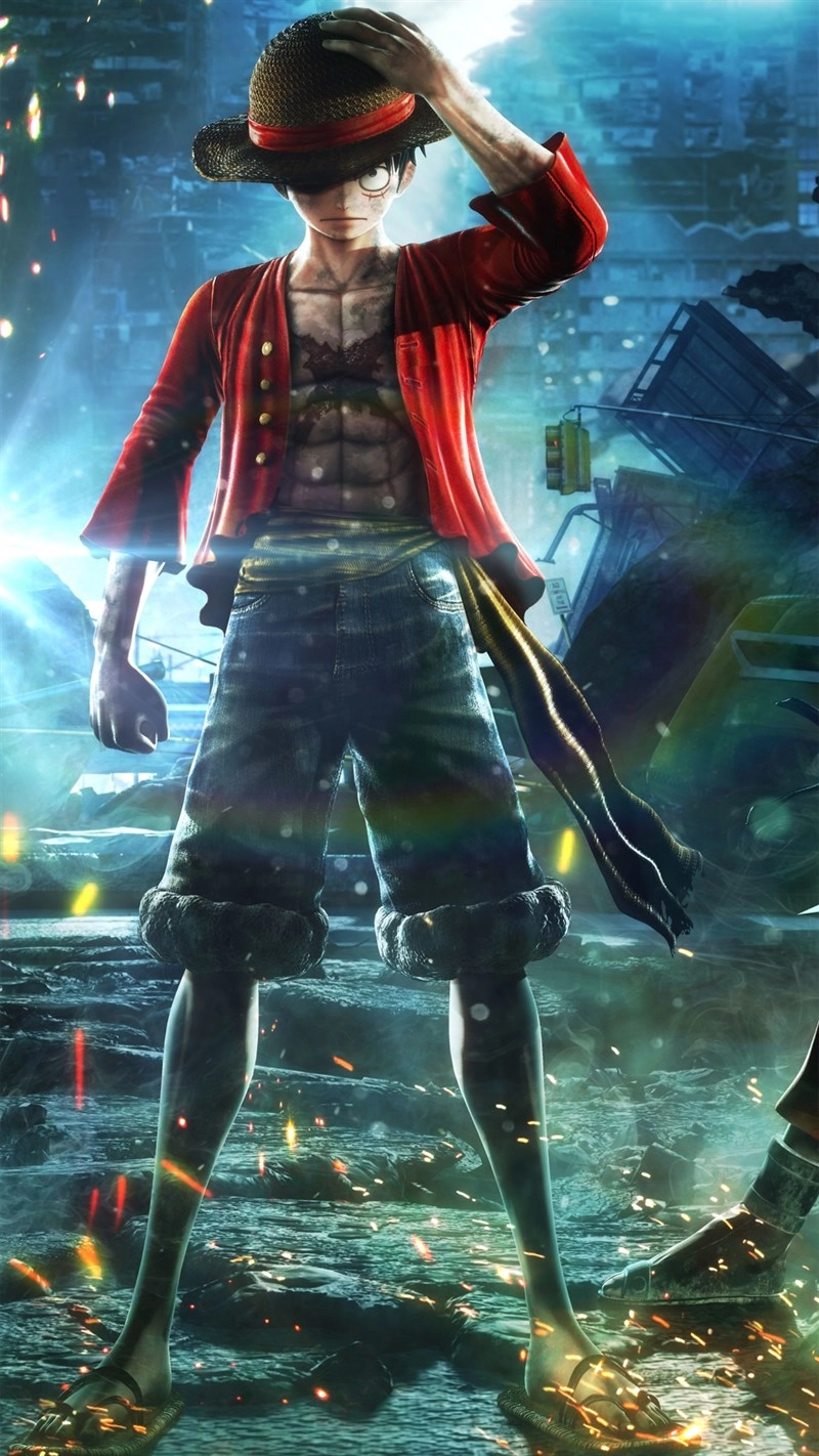 Hình nền đẹp 3d ngầu Luffy đầy khí chất