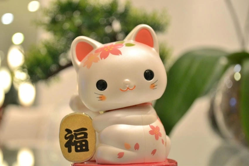 Mèo thần tài hình nền đẹp như ý nguyện