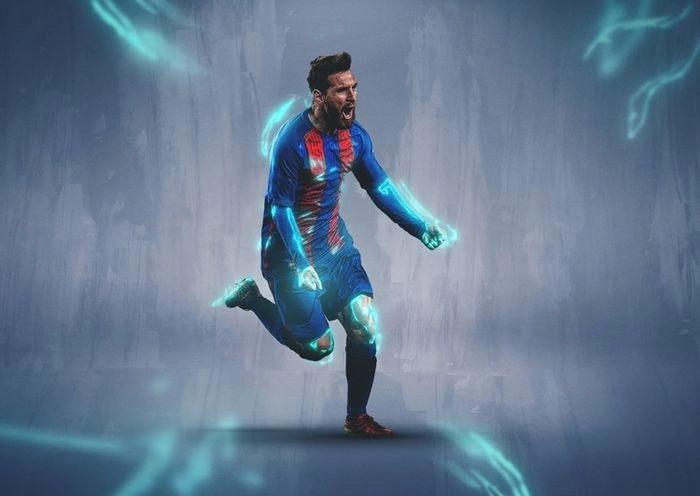 Hình nền của Messi lột tả khí chất vĩ đại