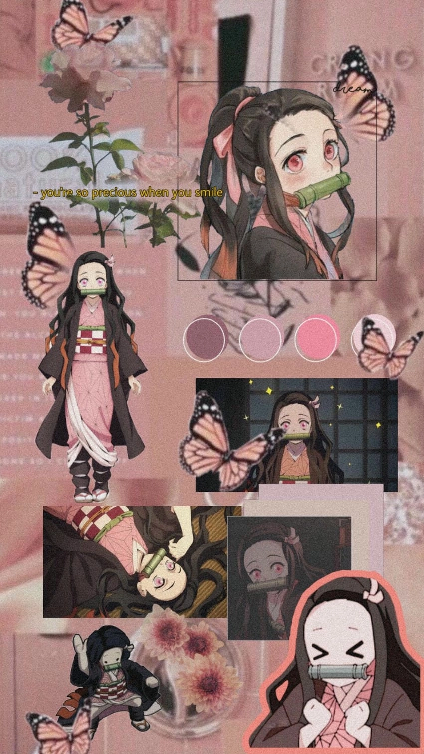 Ảnh Nezuko chibi đáng yêu không chịu nổi