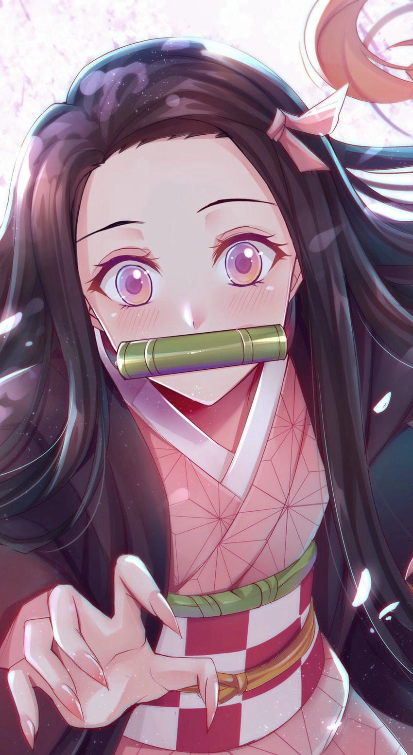Hình nền Nezuko đáng yêu lay động lòng người