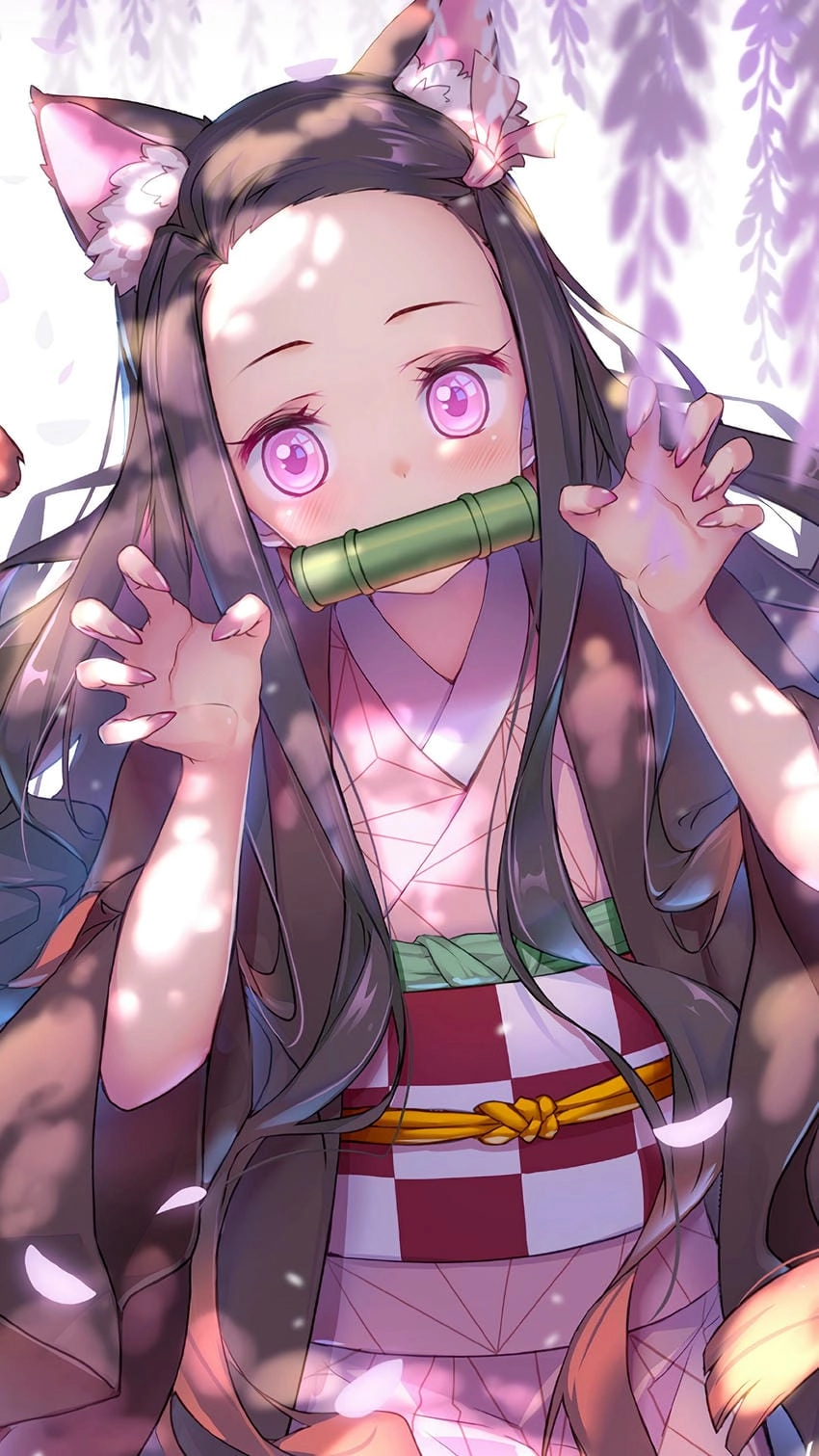 Nezuko hình nền cho tâm hồn mộng mơ