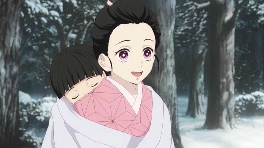 Hình nền máy tính Nezuko cute đến siêu lòng