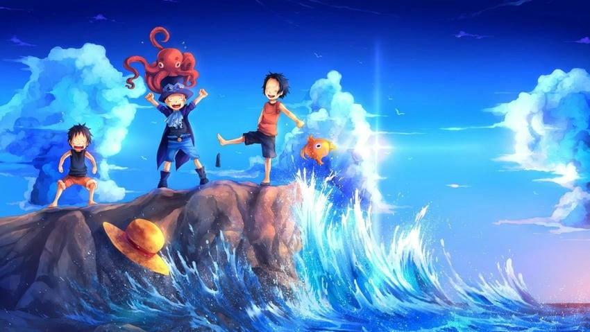 Ảnh nền One Piece cho máy tính chuẩn anime