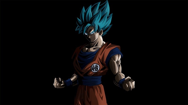 Hình nền Songoku bùng nổ sức mạnh huyền thoại