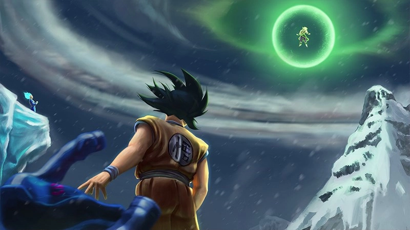 Hình nền anime Songoku chất lượng đầy nghệ thuật