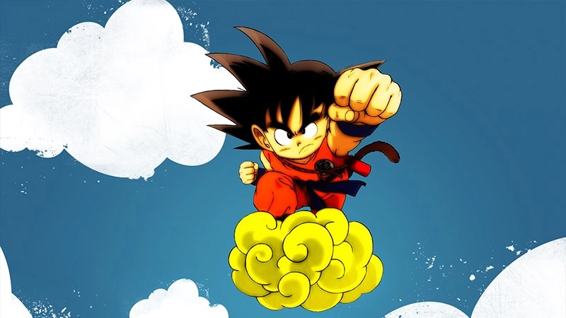 Hình nền đẹp Songoku nổi bật từng ánh hào quang