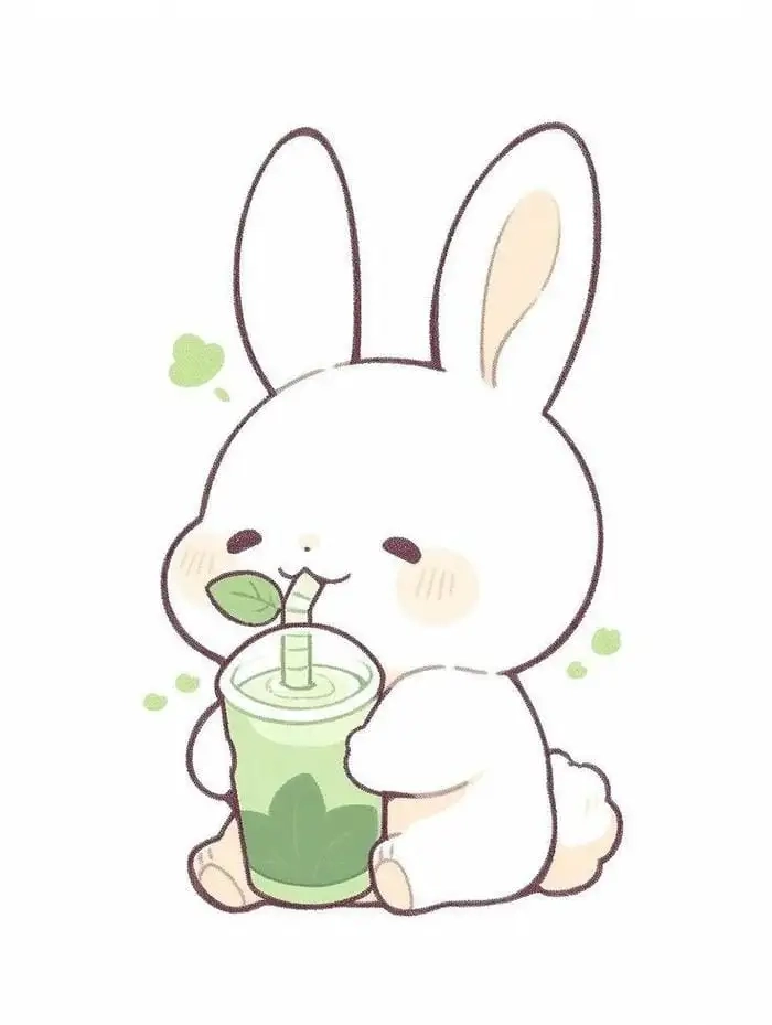 Hình nền điện thoại con thỏ cute mềm mại dễ thương