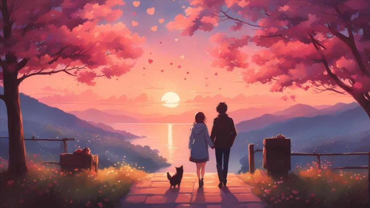 Hình nền tình yêu cho Zalo đầy cảm xúc ngọt ngào