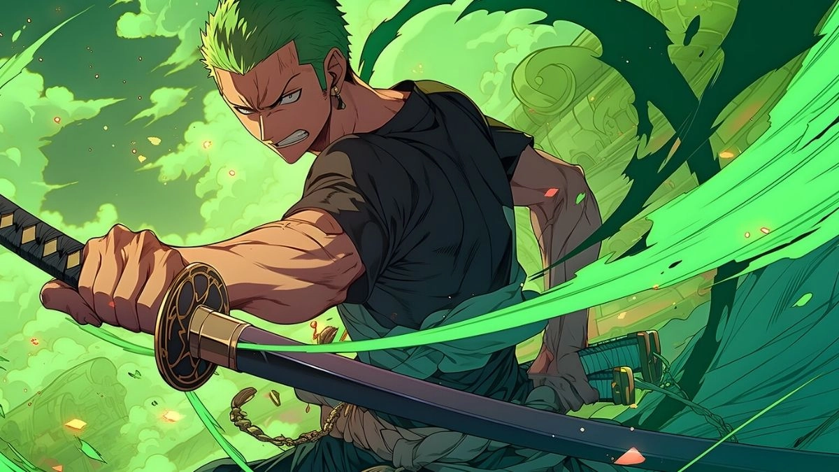 Hình nền Zoro Wano sắc nét, chuẩn anime 4K