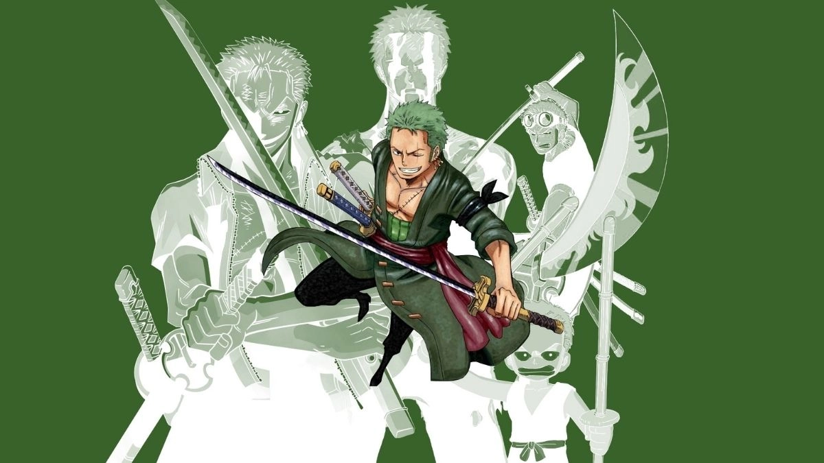 Hình nền máy tính Zoro phong cách Wano đặc sắc