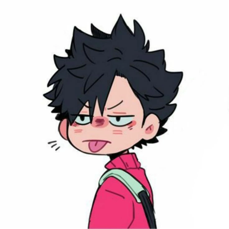 Chibi Kuroo nhỏ nhắn vẫn giữ nguyên thần thái