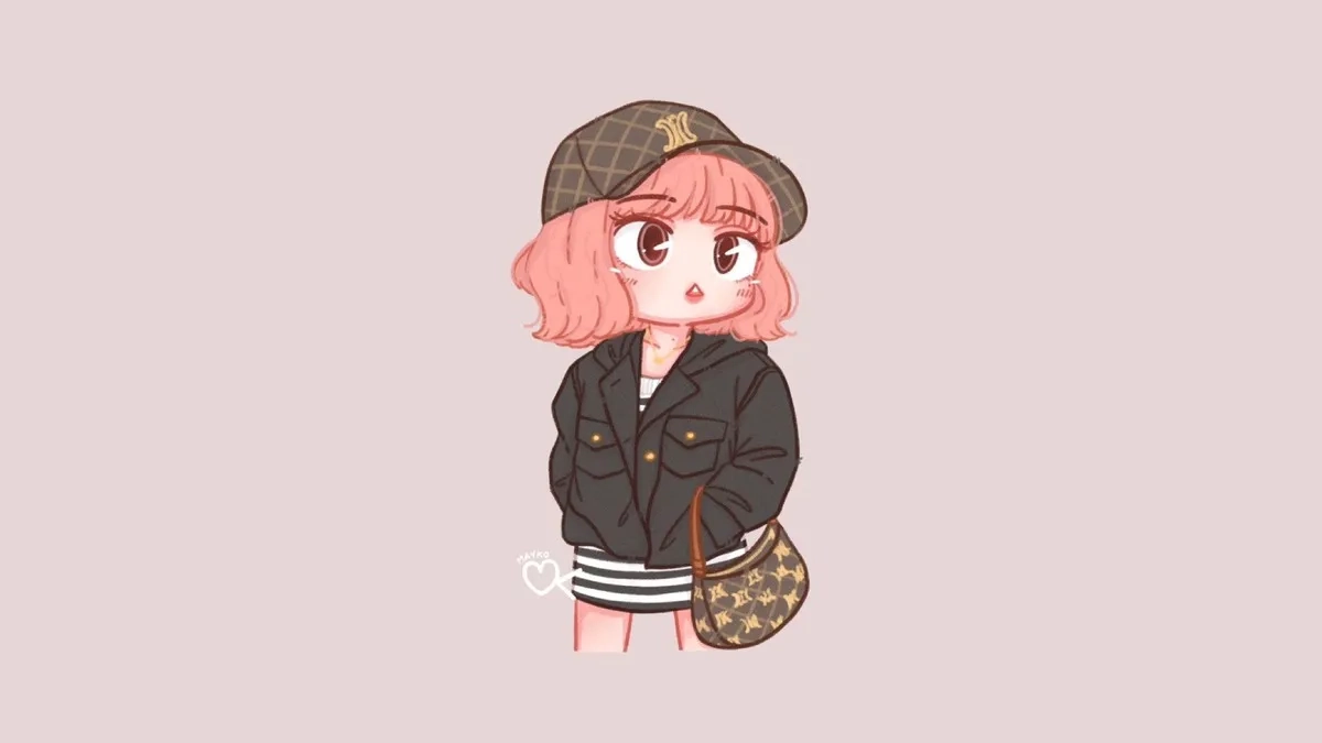 Hướng dẫn vẽ Lisa Blackpink chibi dễ dàng nhất