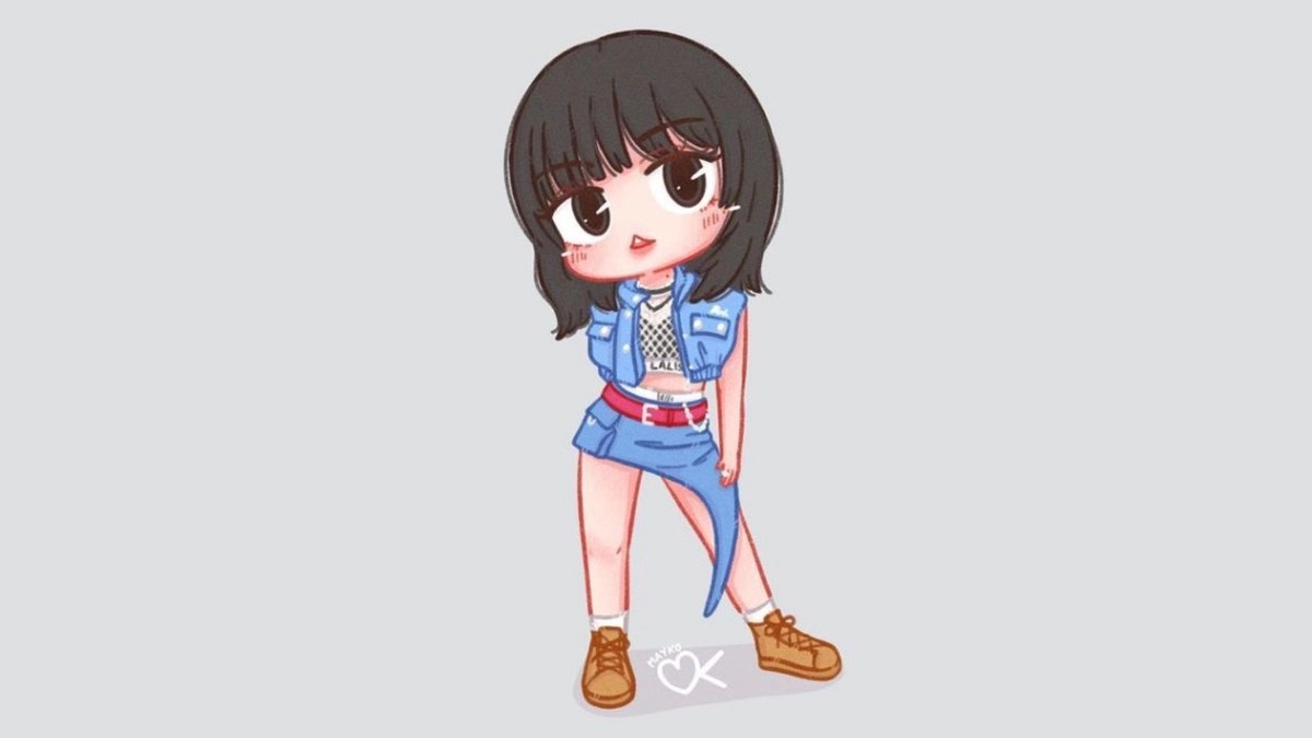 Ảnh Lisa chibi đẹp dễ thương thu hút fan