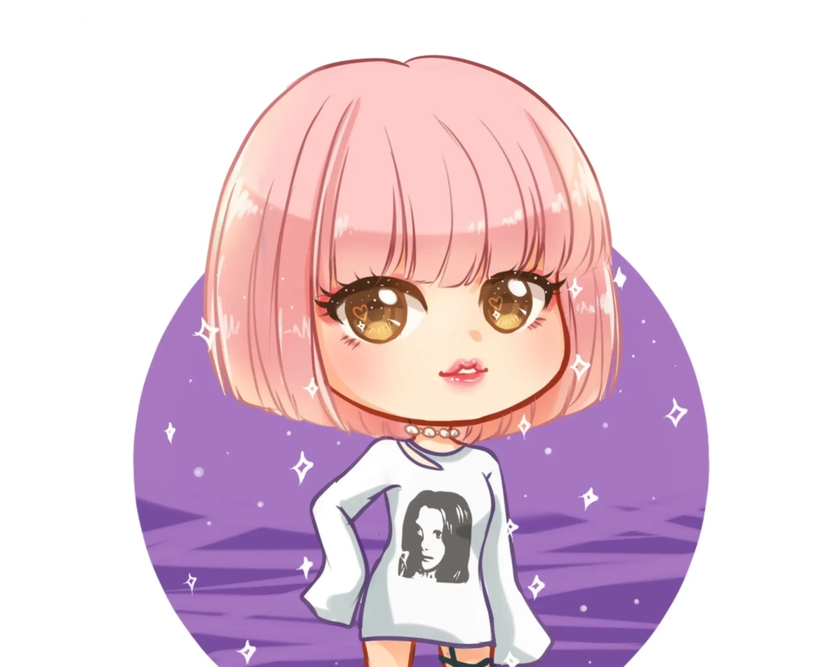 Lisa chibi dễ vẽ dành cho người mới bắt đầu