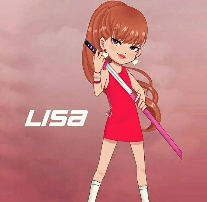 Ảnh chibi của Lisa phong cách ngộ nghĩnh
