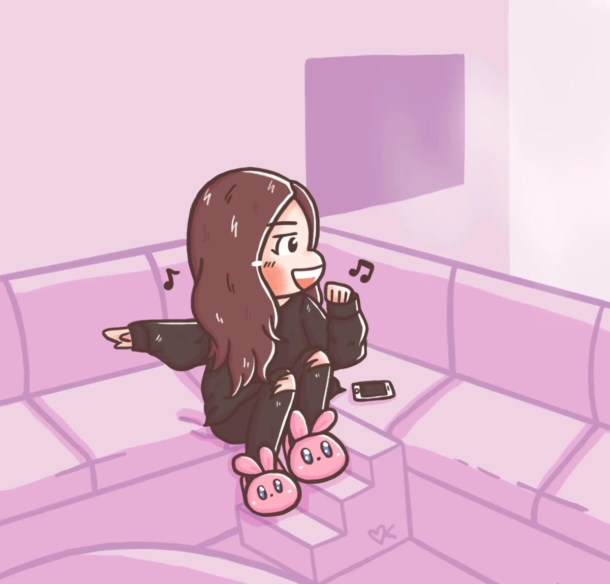 Blackpink chibi Lisa phong cách đáng yêu