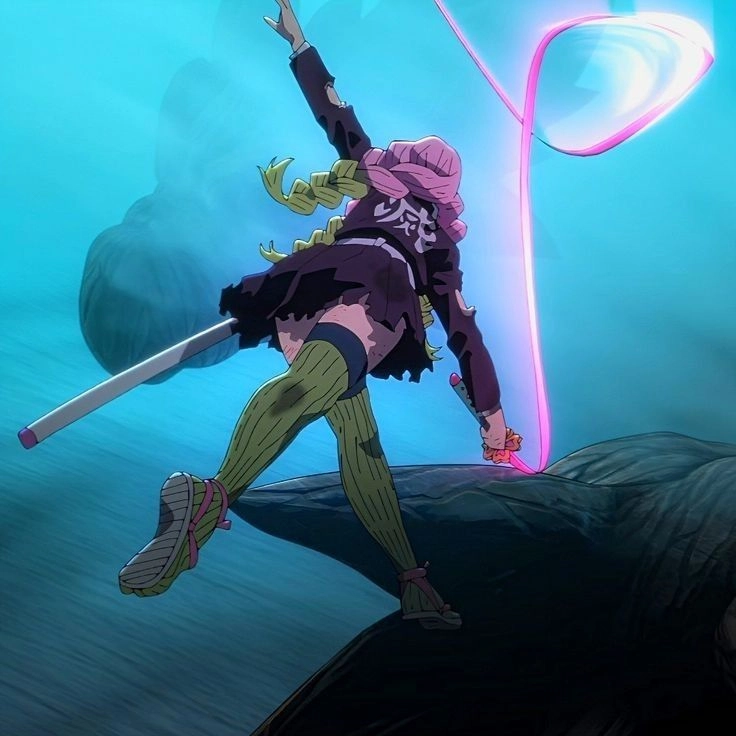 Demon Slayer Mitsuri biểu tượng Luyến Trụ rực rỡ KnY
