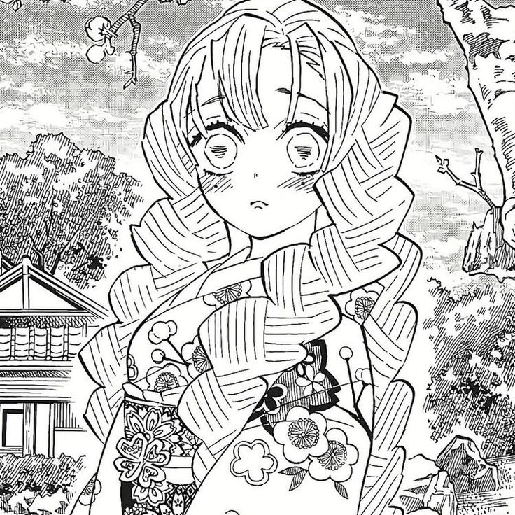 Kanroji Mitsuri manga Luyến Trụ với phong cách độc đáo