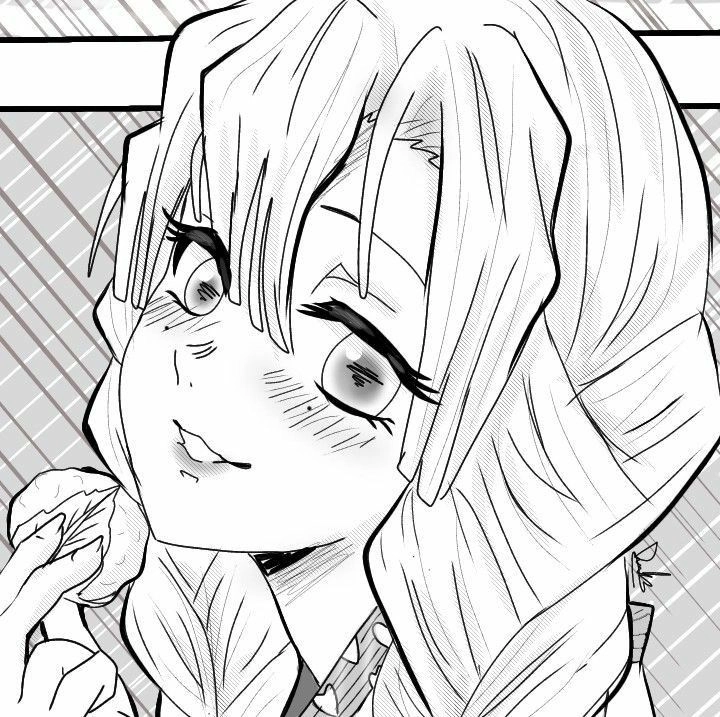 Mitsuri manga art nghệ thuật Luyến Trụ đẹp mê hồn