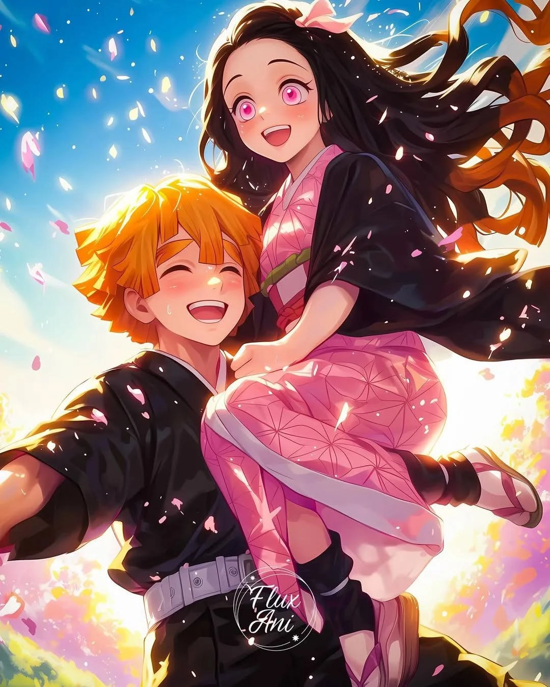 Zenitsu x Nezuko manga tình yêu được khắc họa tinh tế