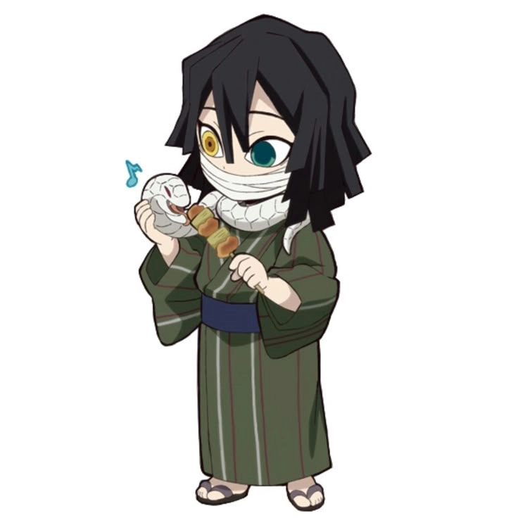 Iguro Obanai chibi cute Xà Trụ nhỏ bé làm tan chảy fan