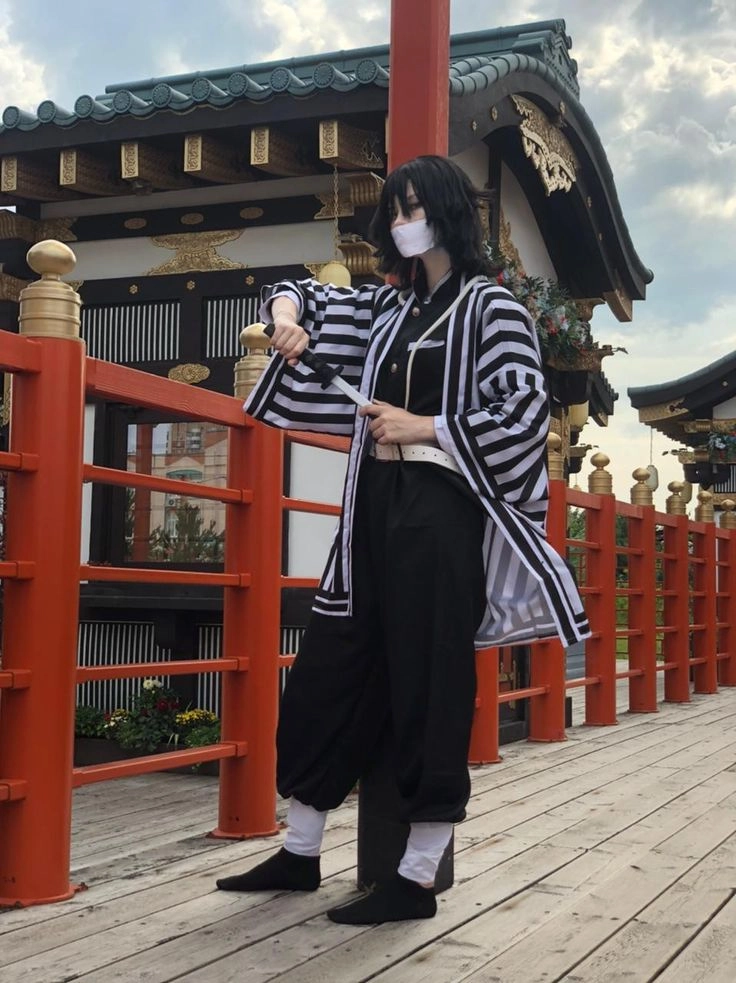 Ảnh Obanai cosplay khoảnh khắc cosplay Xà Trụ mãn nhãn