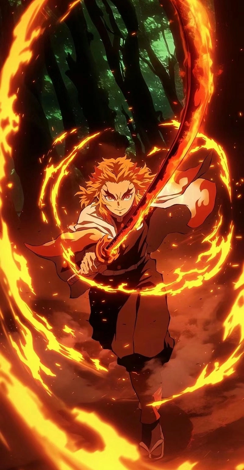 Rengoku Kyoujurou fanart nghệ thuật đẹp từ fandom KnY