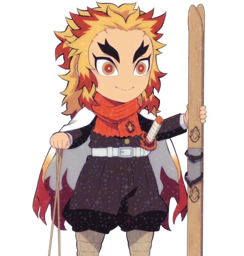 Chibi Rengoku phiên bản tí hon của chiến binh lửa