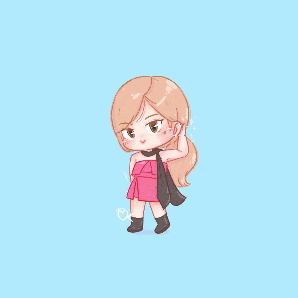 Rose phiên bản chibi dễ thương và cực kỳ nổi bật