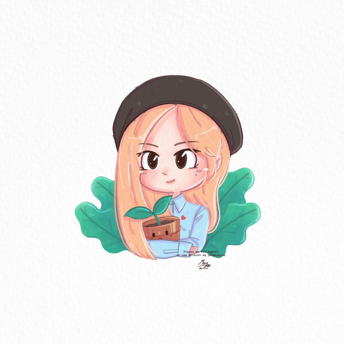 Hướng dẫn vẽ Rose Blackpink chibi đơn giản tại nhà