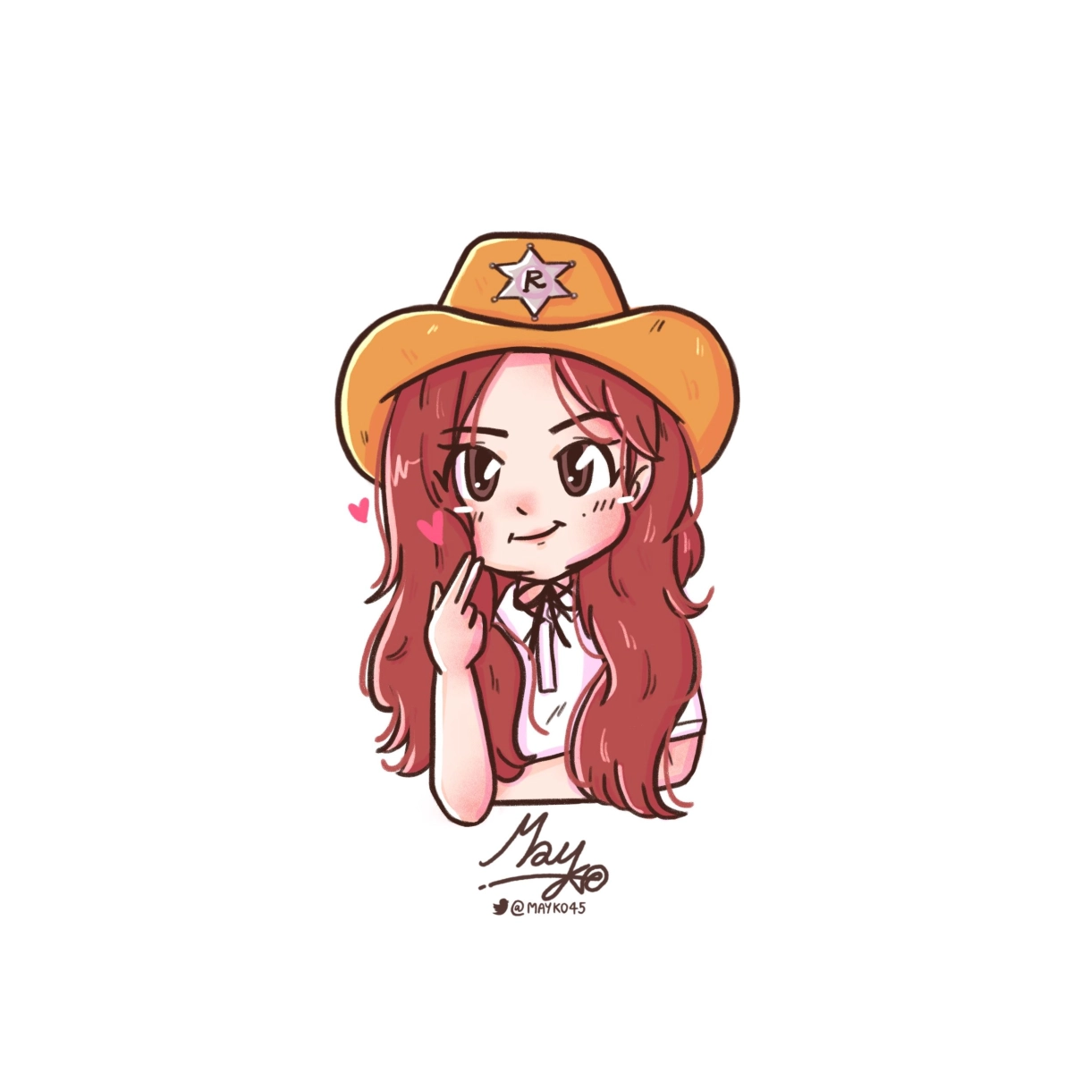 Hình Rose Blackpink chibi dễ thương và ấn tượng