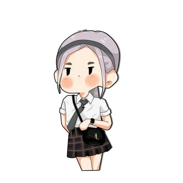 Hình Rose chibi cute dành cho fan Blackpink
