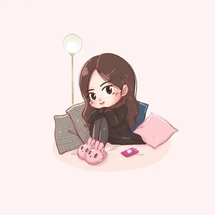 Tranh vẽ Rose chibi đơn giản dễ thương nhất