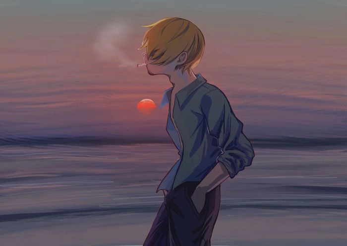 Sanji trước timeskip khác biệt ngoại hình