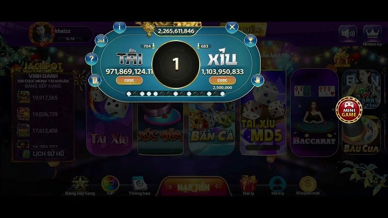  Thưởng nạp tài xỉu hấp dẫn tại nhà cái Fun88 