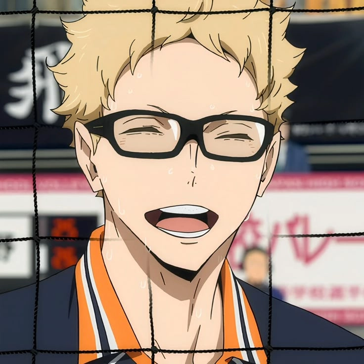 Tsukishima manga Tsukishima trong từng khung hình Haikyuu