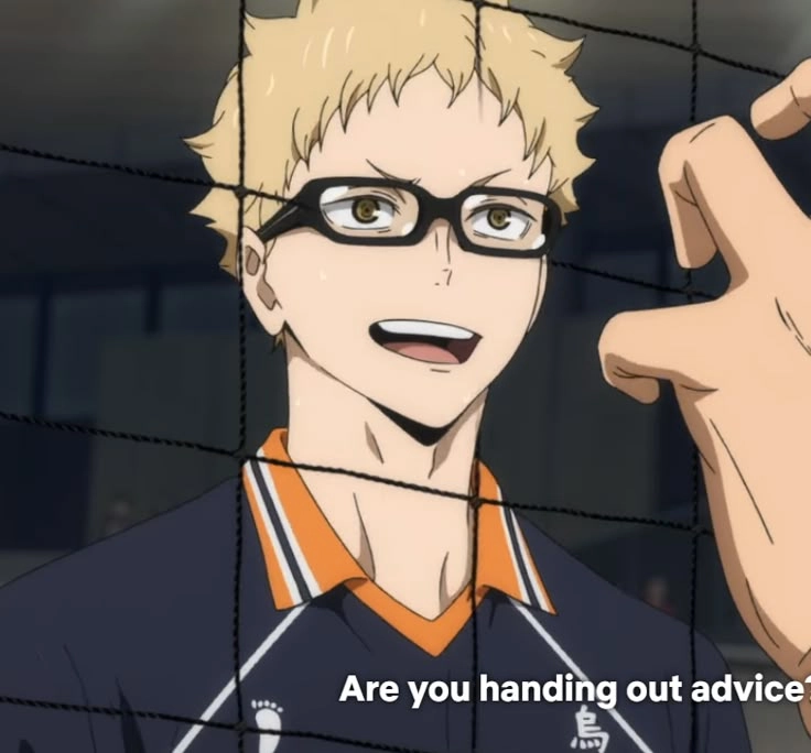 Anime Tsukishima Tsukki sống động trong Haikyuu anime