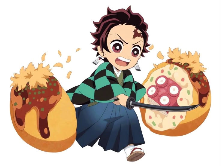 Kamado Tanjiro chibi biểu tượng chibi của KnY