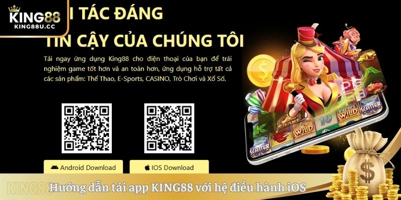 Hướng dẫn tải app KING88 với hệ điều hành iOS
