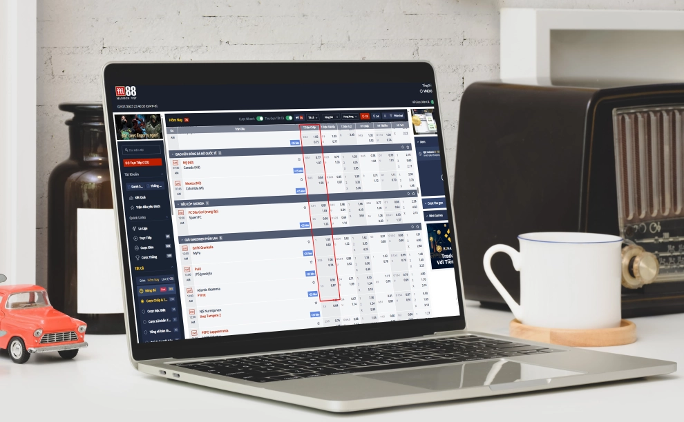 Tỷ lệ kèo chấp tại nhà cái M88