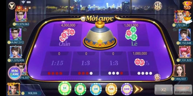  Giao diện bầu cua online tại Xocdia88 dễ chơi 