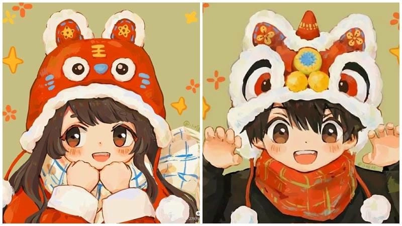 Tổng hợp avatar cute đôi ny