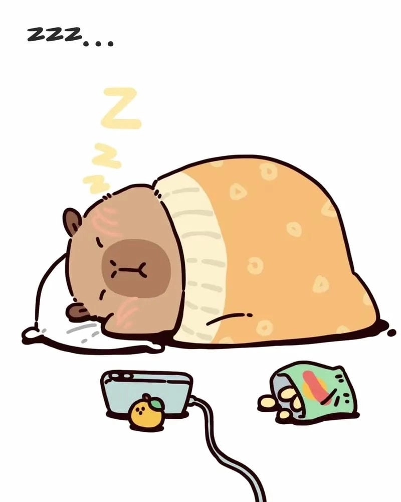 Bộ sưu tập hình ảnh capybara cute đơn giản