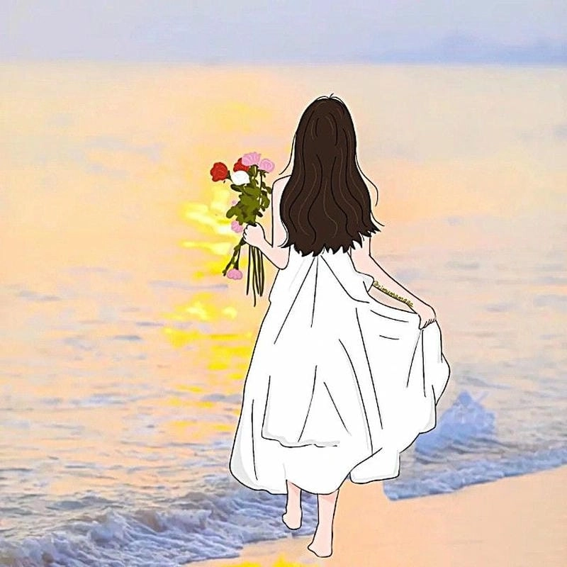 Săn ảnh chụp sau lưng buồn