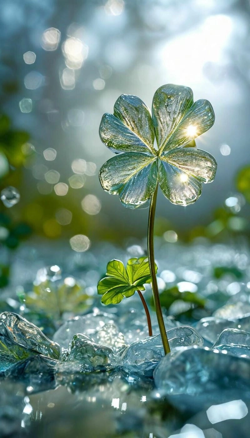 Đắm mình trong avatar ảnh cỏ 4 lá may mắn đẹp